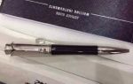 Best Replica Montblanc Princess Monaco Silver&Black Ballpoint Pen